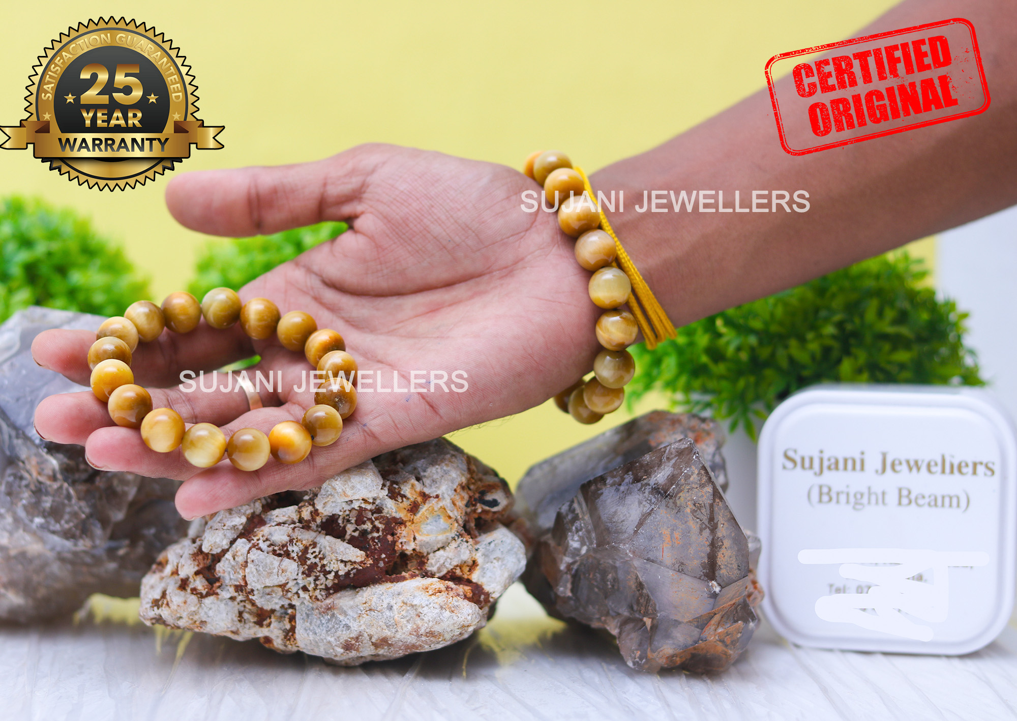 Golden tiger eye bracelet sales